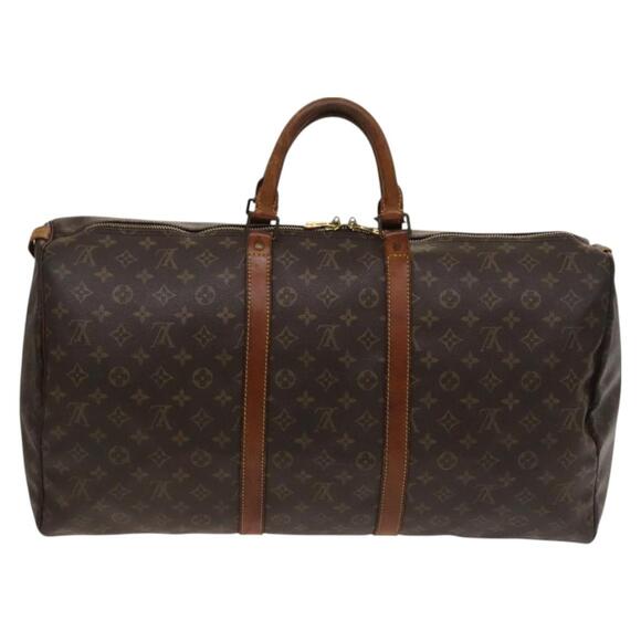 LOUIS VUITTON Monogram Keepall 55 Boston Bag M41424 - Picture 2 of 16
